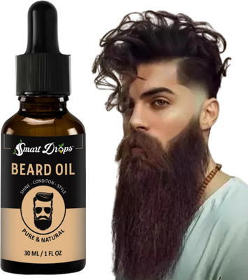 smartdrops Beard Hair Growth Oil for Thicker & Longer Beard Growth  Hair Oil(30 ml)