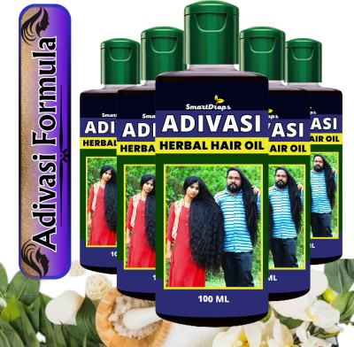 smartdrops Adivasi hair oil Harness Wisdom for Strong, Inspired by Indigenous Traditions Hair Oil(500 ml)