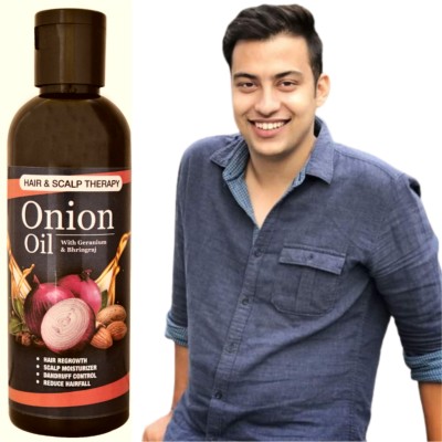 Manarya Sun's Heart Long & Healthy Hair Growth Onion Hair Oil For Men Hair Oil(100 ml)