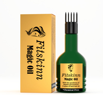 FitSkinn Magic Hair Oil for Hair Growth & Hairfall Control | With 11 Natural Oils Hair Oil(100 ml)
