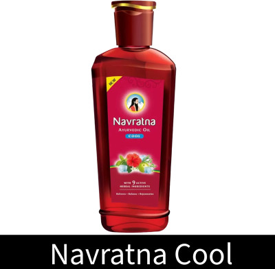 Navratna Herbal Ayurvedic Cool Oil - (500ml) Hair Oil(500 ml)