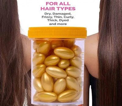 Emijun Vitamin-E Protean Hair Capsule For Anti Hair Fall & Damage Repair & shining(60 g)