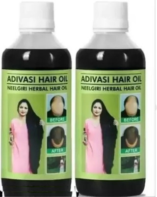 Adivasi herbal hair oil for hair growth 200ml Hair Oil(201 ml)