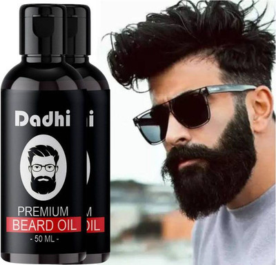 Dadhi Beard Hair Growth Oil BK 50ml Pack of 2 – Natural Herbal Beard Oil Hair Oil(50 ml)