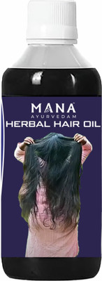 Mana Ayurvedam Healthy, Thick, and Gorgeous Hair with Rosemary & Bhringraj Infused  Hair Oil(200 ml)
