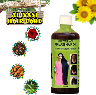 Adivasi NEELGIRI HERBAL HAIR OIL, HAIR G Hair Oil(250 ml)
