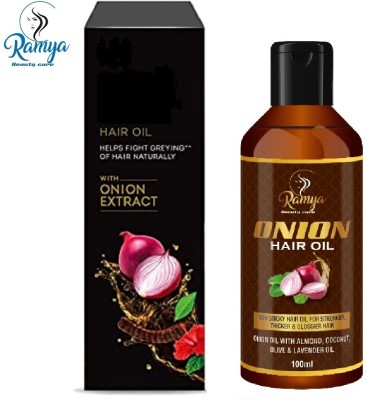 AARADHYAM Wow Onion Hair Oil Enrich with Vitamin E & Natural Actives for Hair Growth Hair Oil(100 g)