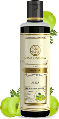 KHADI NATURAL Pure Amla (Paraben Mineral Oil Free)  Hair Oil(210 ml)