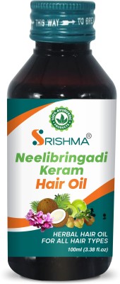 Srishma Neelibringadi Keram Hair Oil for Premature Greying and Reduces Dandruff Hair Oil(100 ml)