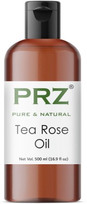 PRZ Tea Rose Essential Oil (500ML) - Pure Natural & Undiluted For Skin Care & Hair Care Hair Oil(500 ml)