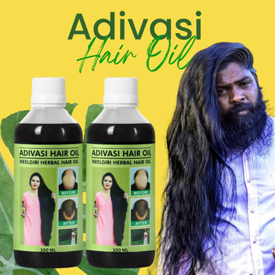 Adivasi NEELGIRI BHRINGRAJ HERBAL ,FOR L Hair Oil(200 ml)