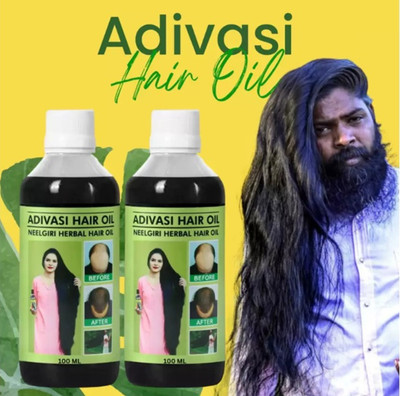 Adivasi Ayurvedic Privents Hair fall & Hair Growth Hair Oil(200 ml)