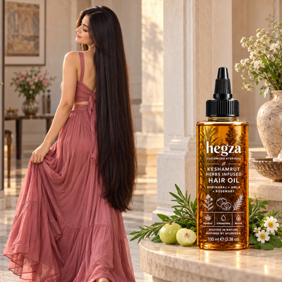 Hegza Herbal Hair Oil for Weak Brittle Dry and Damaged Hair Hair Oil(100 ml)