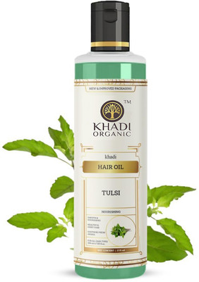 ECONATURE Organic Tulsi Hair Oil | Hair Fall Control & Nourishment | Ayurvedic Herbal Oil Hair Oil(210 ml)