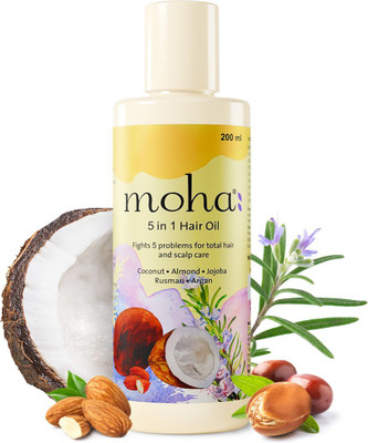 Moha 5 in 1 hair oil Hair Oil(200 ml)