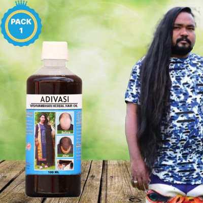 Vishvambhari Herbal Hair Oil for dandruff treatment |Repairs Frizzy Hairs l16 Hair Oil(100 ml)