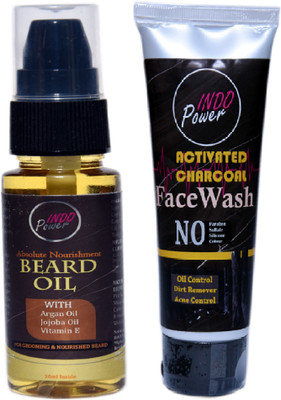 INDOPOWER ZhH 246-ABSOLUTE NOURISHMENT BEARD OIL 30ml. + ACTIVATED CHARCOAL FACEWASH 100g.(2 Items in the set) INDOPOWER ZhH 246-ABSOLUTE NOURISHMENT BEARD OIL 30ml. + ACTIVATED CHARCOAL FACEWASH 100g.(2 Items in the set)