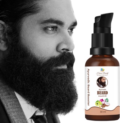Hiniva Beauty Ayurvedic Handmade Beard Growth Oil Patchy fix and fuller looking Beard Hair Oil(30 ml)