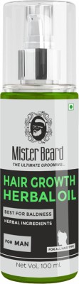 Mister Beard Hair Growth Herbal Oil|Hair Growth|Stimulates the Roots & Prevents Baldness Hair Oil(100 ml)