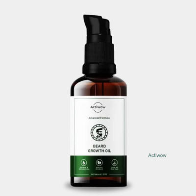 ACTIWOW Beard Growth Oil For Lush, Thicker Beard Hair Hair Oil(30 ml)