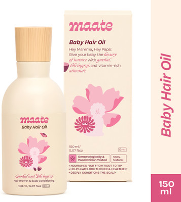 MAATE Baby Growth and Scalp Conditioning Enriched with Gurhal & Bhringraj Hair Oil(150 ml)