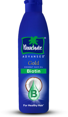 Parachute Advansed Biotin & Coconut Hair Oil | Deep Nourishment for Fuller Hair | No Paraben Hair Oil(300 ml)