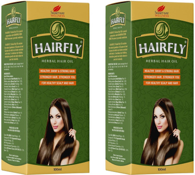 smartway wellness HAIRFLY HERBAL HAIR OIL - 100 ML PACK OF 2 Hair Oil(200 ml)