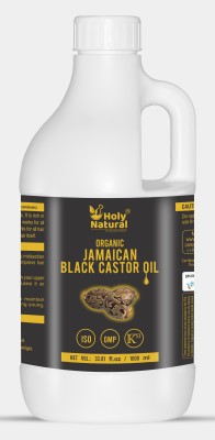 Holy Natural Organic Cold Pressed Jamaican black Castor Hair Oil(1000 ml)