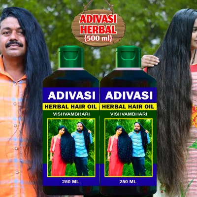 Adivasi Jadibuti Natural Hair oil, Hair Repair oil Hair Oil(500 ml)