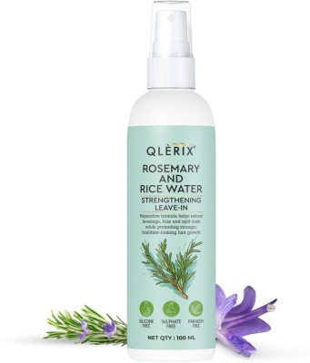 QLERIX Rosemary & Rice water Spray Mist for Hair Regrowth for Men and Women Hair Oil(100 ml)