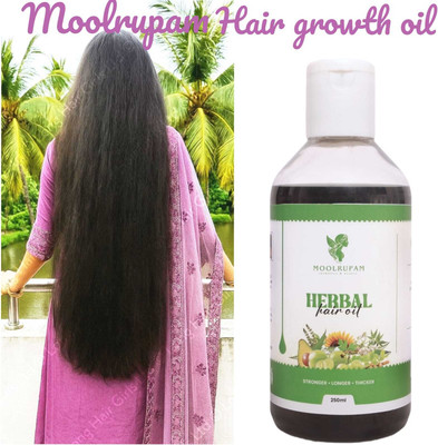 moolrupam Makes Hair 20X Stronger And Manageable. hair growth harbel oil for men & women 1 Hair Oil(250 ml)