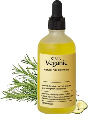 KIRJA Veganick Natural Hair growth oil for Fall Control and Nourishment Hair Oil(100 ml)