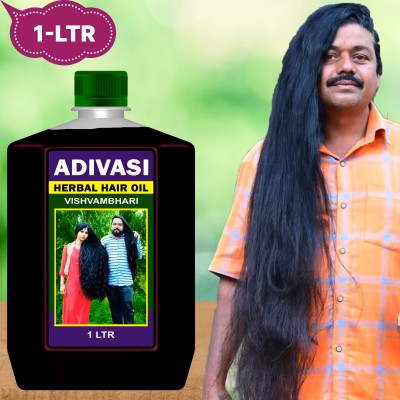 Vishvambhari Herbal Premium Quality, Hair Regrowth, Hair Fall Control Hair Oil J14 Hair Oil(1 L)