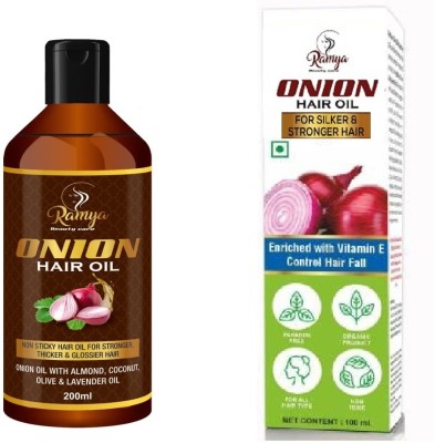 AARADHYAM Natural Organics Onion Black Seed Hair Oil 14 Essential Oils for Hair Regrowth Hair Oil(200 ml)