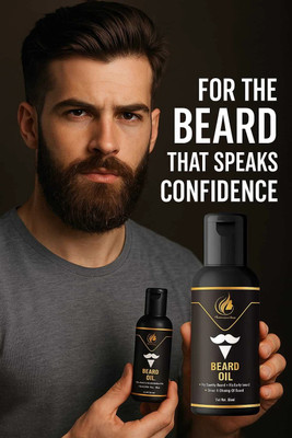 Lustrous Glow Beard oil Best For Beard Growth 10X More Pack Of 1 Hair Oil(50 ml)
