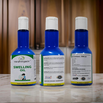 vanshorganic Swelling Relief Oil Pain & Inflammation Reduction Fast Absorption & Deep Relief Liquid(100 ml)