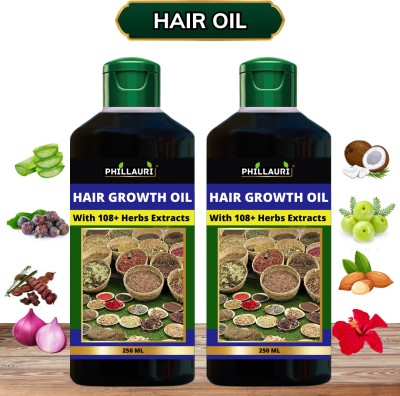 Phillauri Nourishing Hair Oil Infused With Trtional healthy, shiny Hair Oil(500 ml)