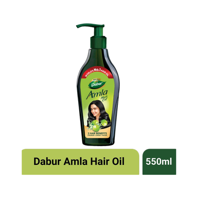 Dabur Amla for Long, Healthy & Strong Hair Oil(550 ml)