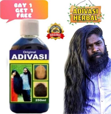 Adivasi HAIR OIL HAND MAD NEELAMBARI HAIR GROWTH BEST OIL 250ml+ 250ml (PACK OF 2) Hair Oil(500 ml)