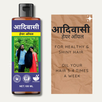 aadikesh Adibasi Hair Oil Herbal Youthful Scalp Formula for Age-Resistant Hair Hair Oil(100 ml)