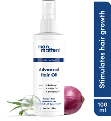 Man Matters Advanced Hair Growth Oil With Redensyl | Bhringraj Oil | Onion Oil Hair Oil(100 ml)