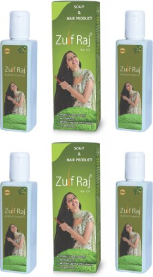 Zulf Raj Premium Ayurvedic Herbal Hair Oil (100mlx2) & Shampoo (200mlx3)for Stronger Hair Hair Oil(800 ml)