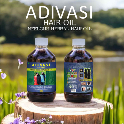 Adivasi Hair oil_ ALL HAIR PROBLEM CANTOL HAIR FALL Hair Oil 500ML Hair Oil(500 g)