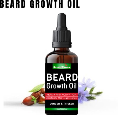 smartdrops Beard Growth Oil | Beard growth oil for men | For faster beard growth Hair Oil(30 ml)