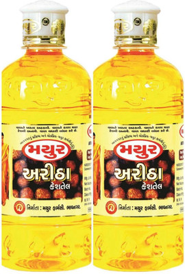 MAYUR (Aritha 500ML Pack of-2(500ML*2)) Hair Oil(1000 ml)