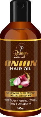 Ramya beauty care Hair growth - Black Seed Onion Hair Oil - Controls Hair Fall - For All Hair Problem Solution's Hair Oil(100 ml)