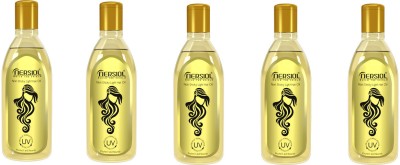 Nersiol UV Protection Light Hair Oil 100 ml. Pack of 5 Hair Oil(500 ml)