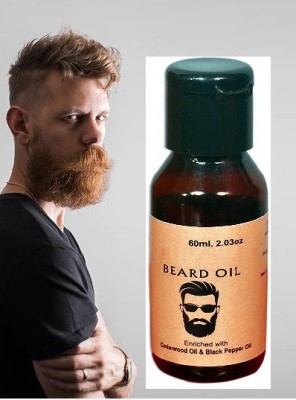 SEUNG MEN Beard Oil for Patchy and Uneven Beard (NATURAL INGREDIENTS) Hair Oil(60 ml)