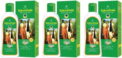 Ranis Sakunthala Herbal Hair Tone Oil - 80ml (Pack Of 3) Hair Oil(240 ml)