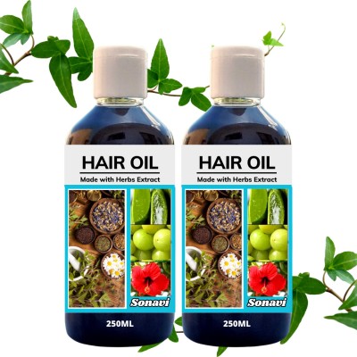 Sonavi Neelambari Herbal hair oil for hair Regrowth Hair Oil & anti-dandruff Hair Oil(500 ml)